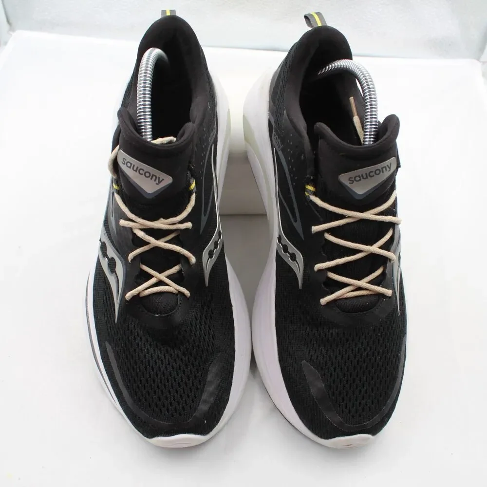 Saucony Omni 22 Men Size 10.5 Stability Running Shoes Cushioned Sneakers Black